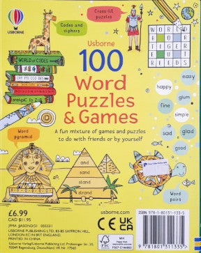 Usborne 100 Word Puzzles & Games