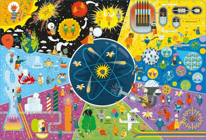 Usborne Book and Jigsaw Atoms and Molecules 300 Pieces Jigsaw Puzzle 59 x 40 cm