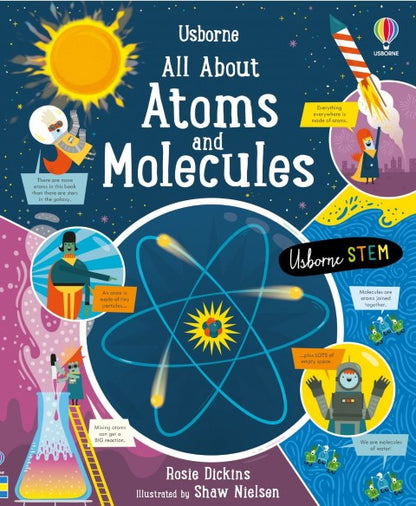 Usborne Book and Jigsaw Atoms and Molecules 300 Pieces Jigsaw Puzzle 59 x 40 cm