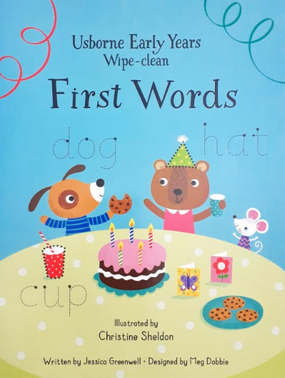 Usborne Early Years Wipe Clean First Words