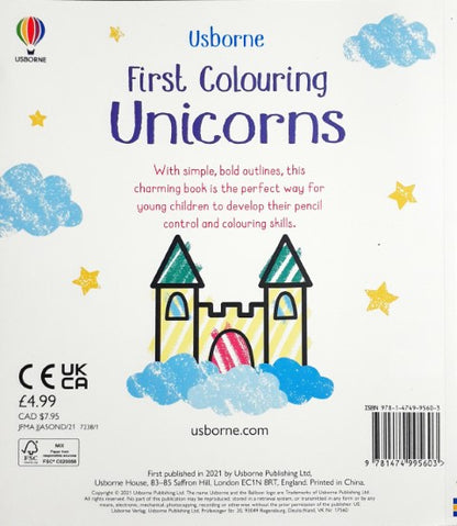 Usborne First Colouring Unicorns