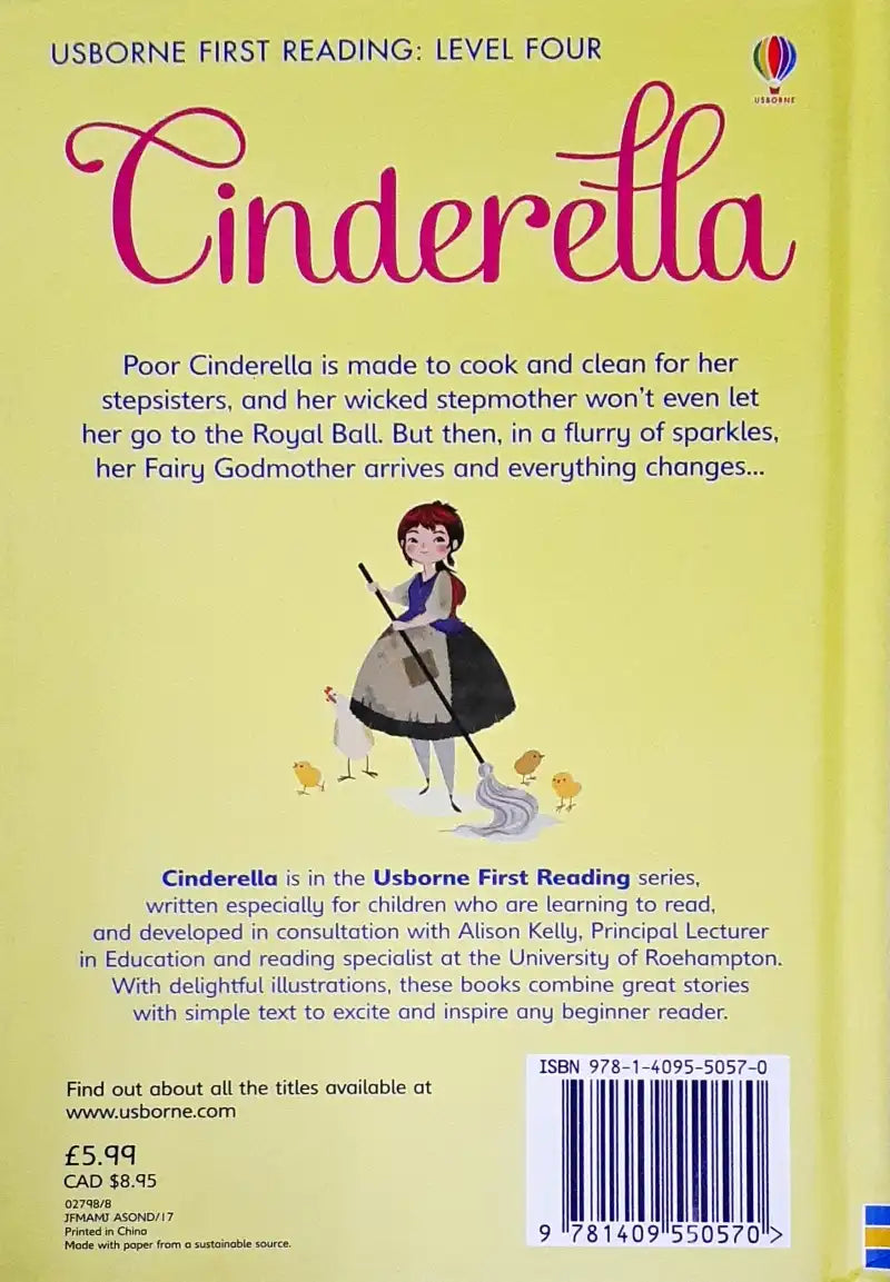 Usborne First Reading Cinderella (HC)