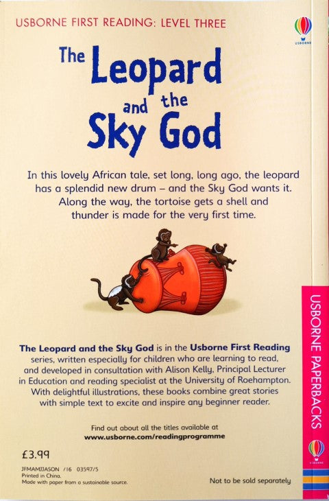 Usborne First Reading The Leopard And The Sky God