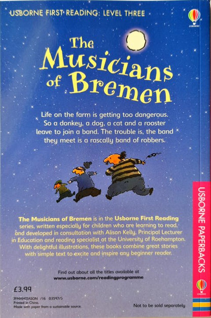 The Musicians Of Bremen - Usborne First Reading