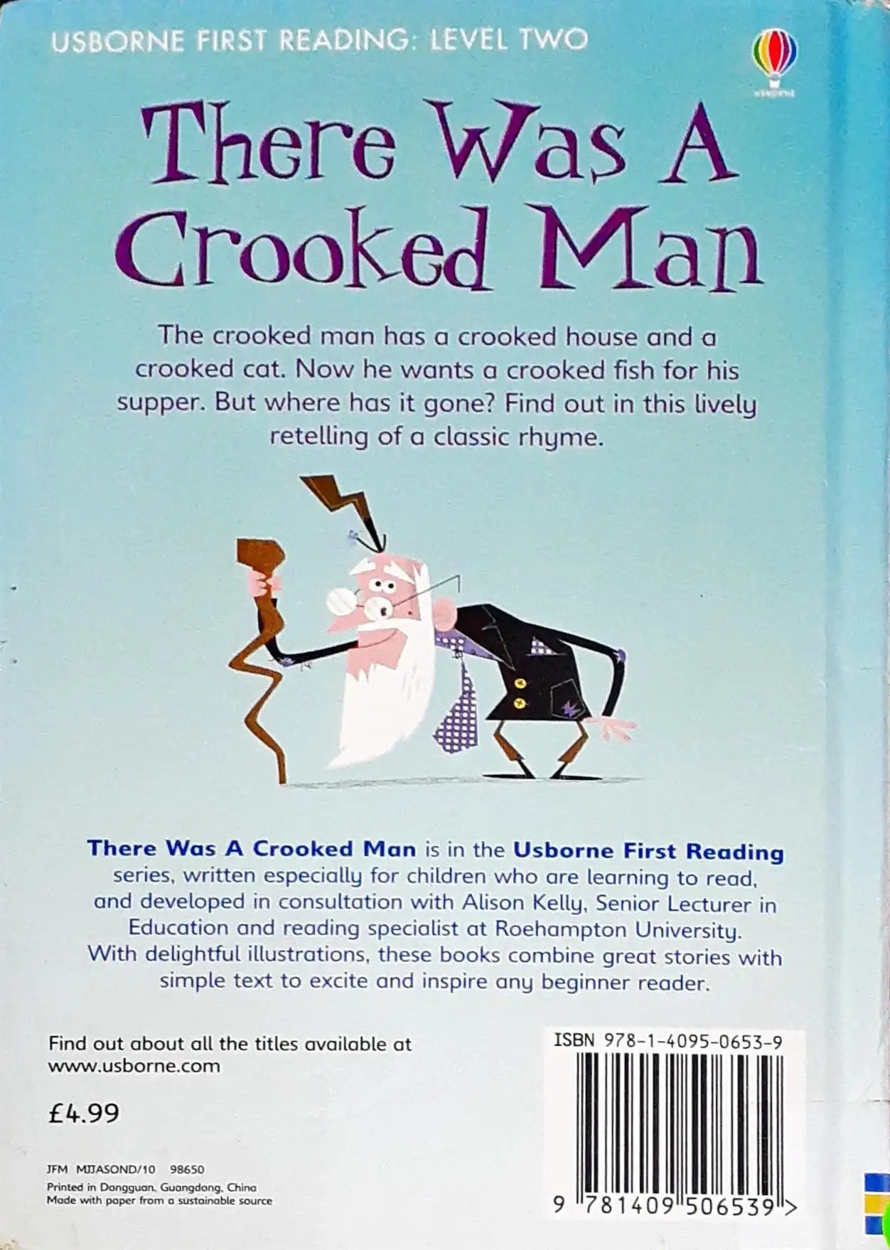 Usborne First Reading There Was A Crooked Man (HC) (P)