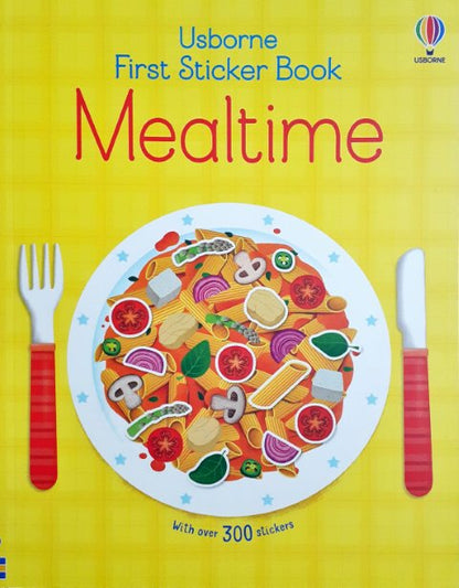 Usborne First Sticker Book Mealtime With Over 300 Stickers