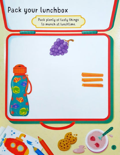 Usborne First Sticker Book Mealtime With Over 300 Stickers