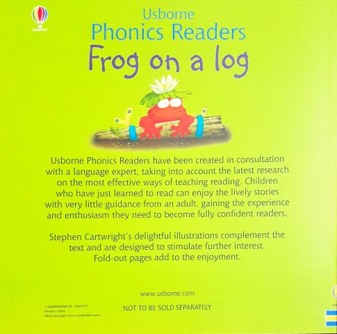 Frog on a Log - Usborne Phonics Readers