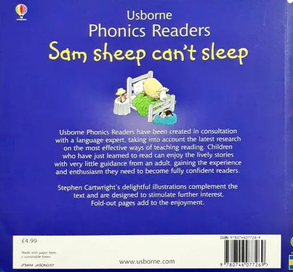 Usborne Phonics Readers Sam Sheep Can't Sleep