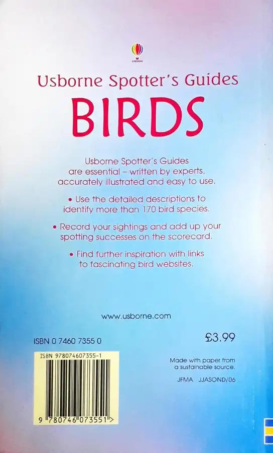 Usborne Spotter's Guides Birds