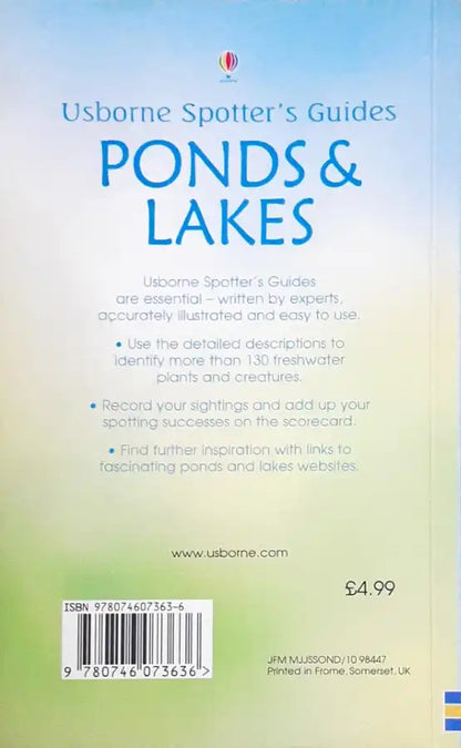 Usborne Spotter's Guides Ponds And Lakes