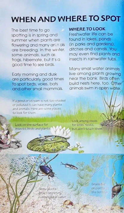 Usborne Spotter's Guides Ponds And Lakes