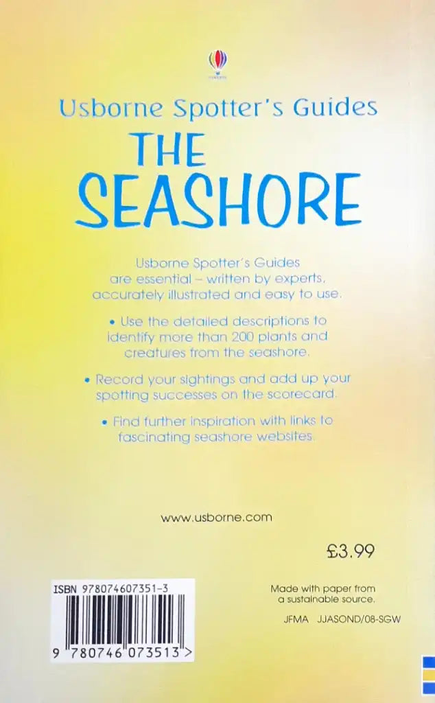 Usborne Spotter's Guides The Seashore