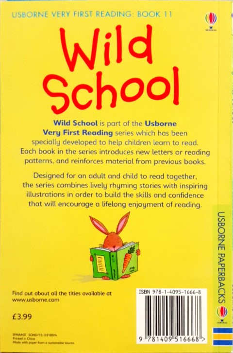 Wild School - Usborne Very First Reading