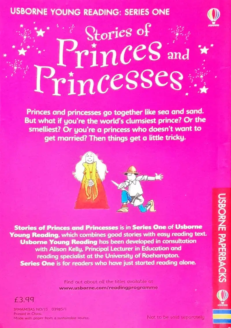 Usborne Young Reading Stories Of Princes And Princesses