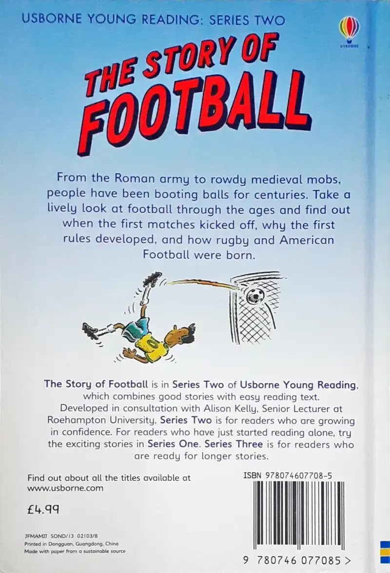 Usborne Young Reading The Story Of Football (HC)