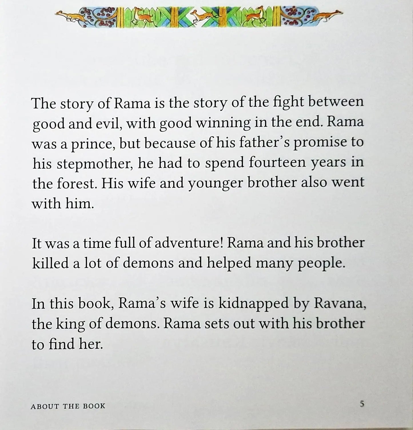 Valmiki's Ramayana for Early Readers : Volume 1 | Hardcover