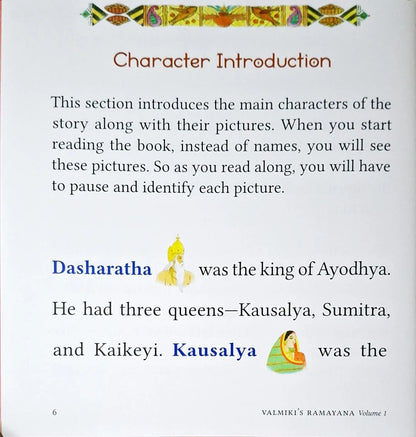 Valmiki's Ramayana for Early Readers : Volume 1 | Hardcover