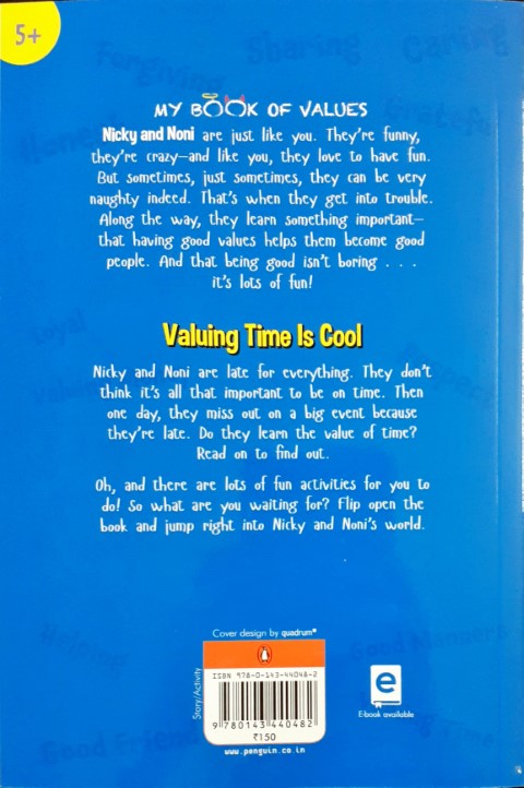 Valuing Time Is Cool Story And Activity Book