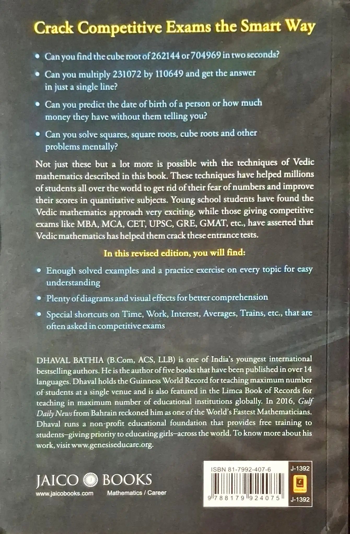 Vedic Mathematics Made Easy