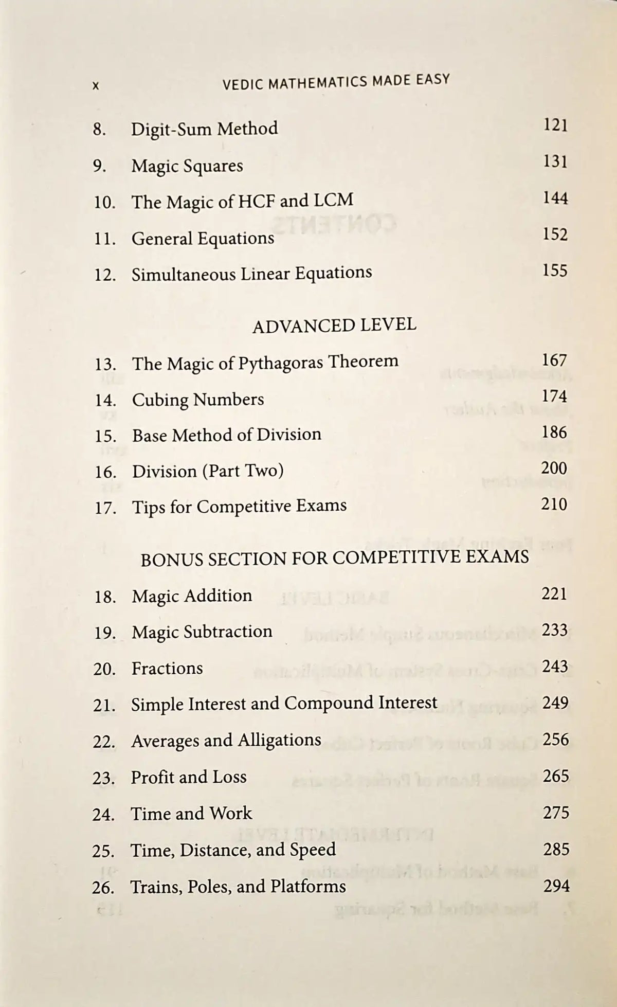 Vedic Math Pamplet Vedic Mathematics Made Easy β Books and You