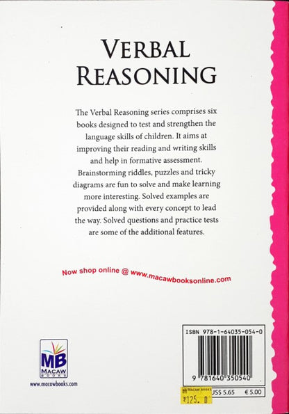 Verbal  Reasoning - Book - 7