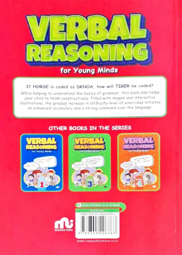 Verbal Reasoning for Young Minds Book 2