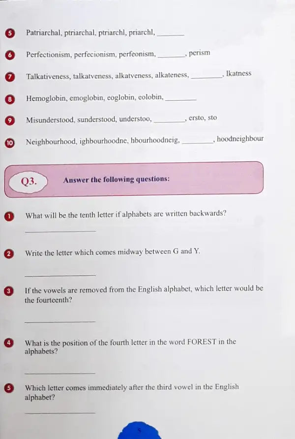 Verbal Reasoning for Young Minds Book 3