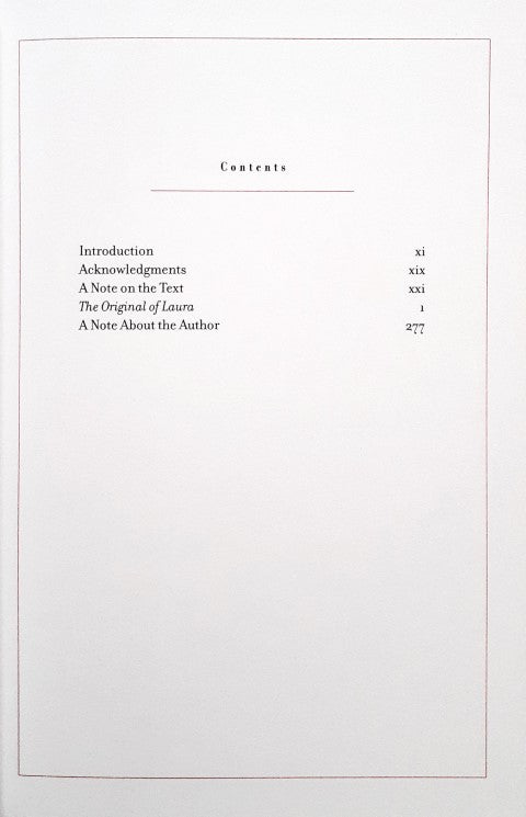 The Original of Laura