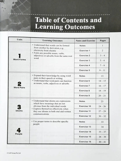 SAP Vocabulary Builder Secondary Level 4