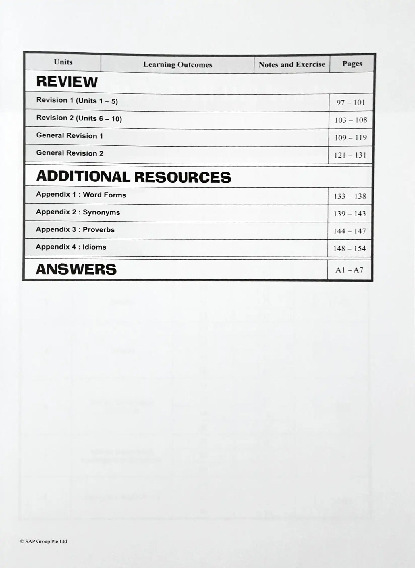 SAP Vocabulary Builder Secondary Level 4