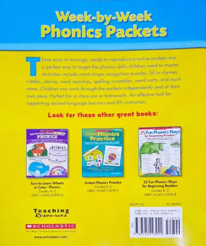 Week By Week Phonics Packets