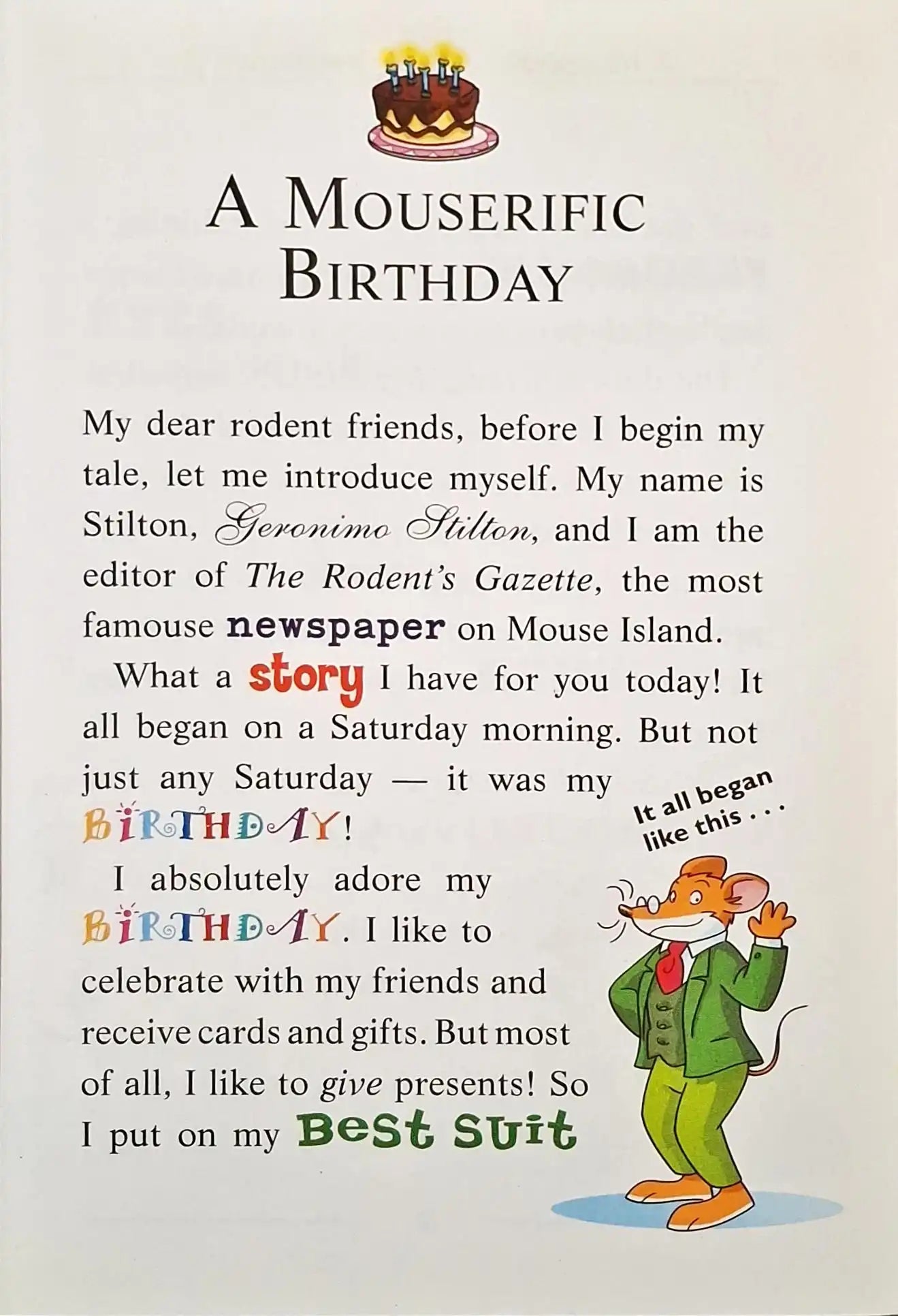 Geronimo Stilton #59 : Welcome To Moldy Manor (P)