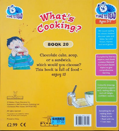 Time To Read What's Cooking Book 20