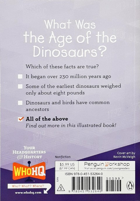 What Was The Age Of The Dinosaurs