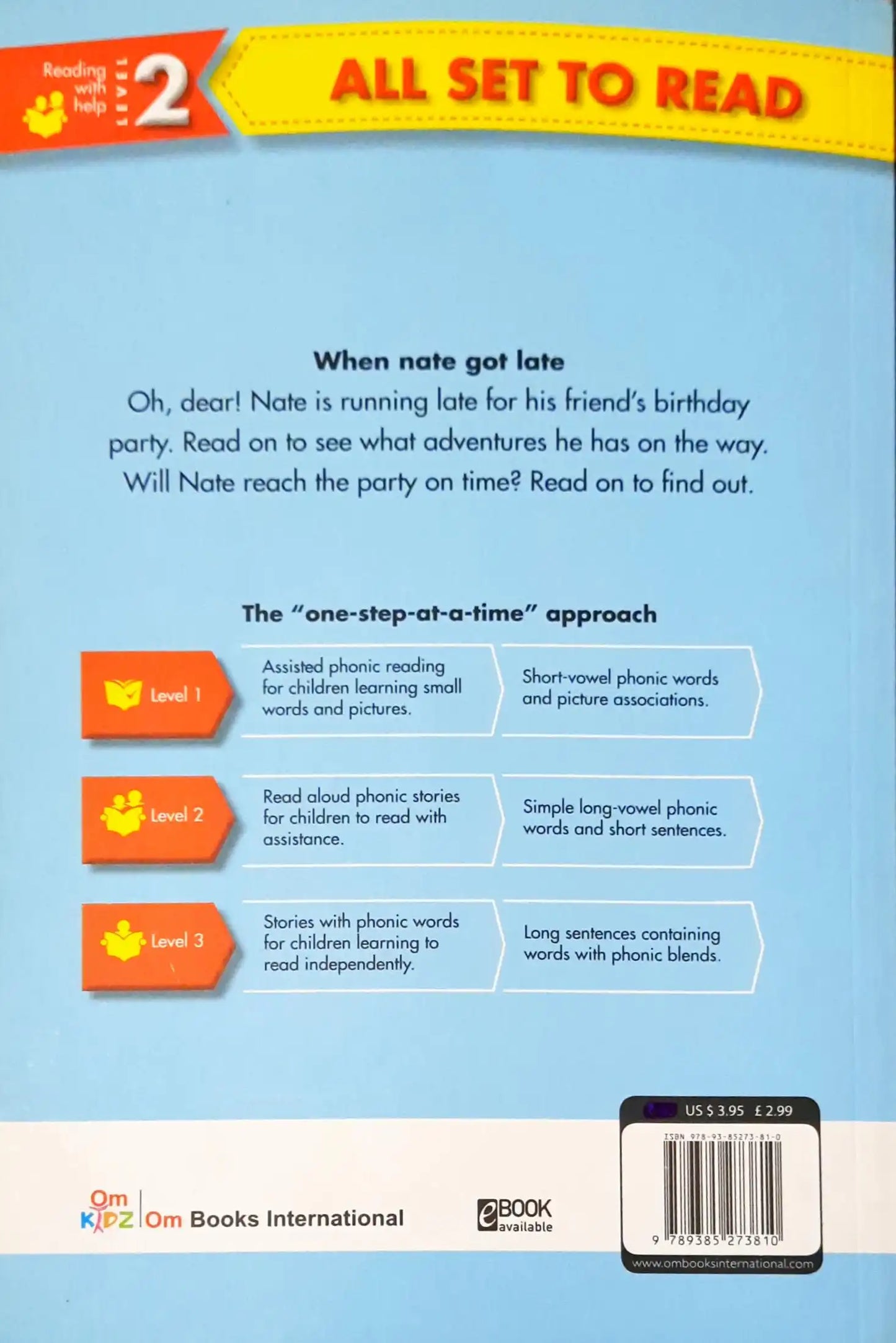 All set to Read Level 2 : A Phonics Reader - When Nate Got Late (P)