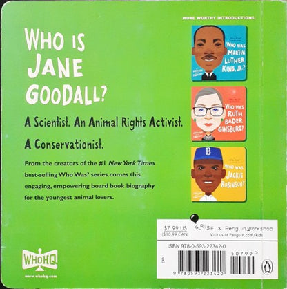 Who Was Board Book Who Is Jane Goodall