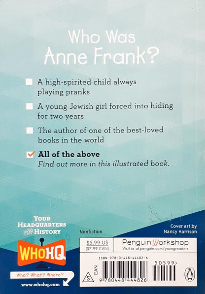 Who Was Anne Frank?