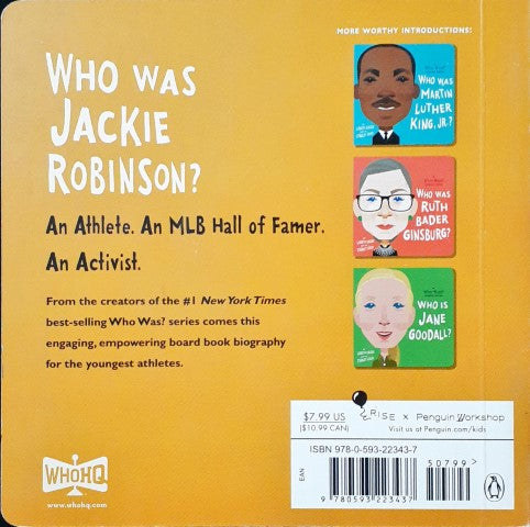 Who Was Board Book Who Was Jackie Robinson