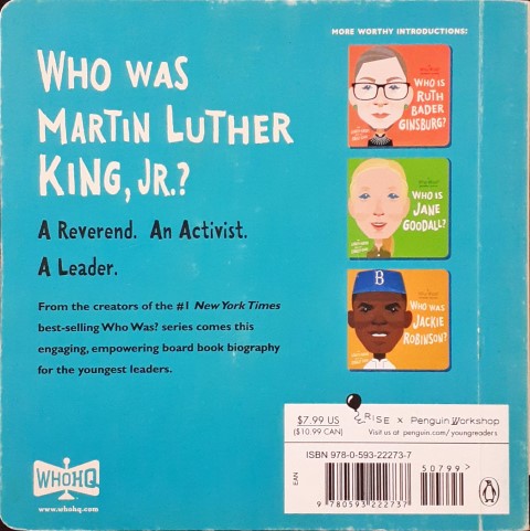 Who Was Board Book Who Was Martin Luther King Jr?