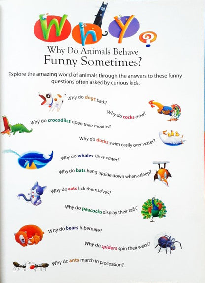 Why do Animals Behave Funny Sometimes? - Questions And Answers For The Endless Imagination Of Children