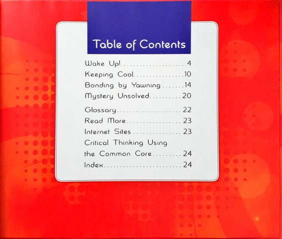 My Silly Body Why Do I Yawn?