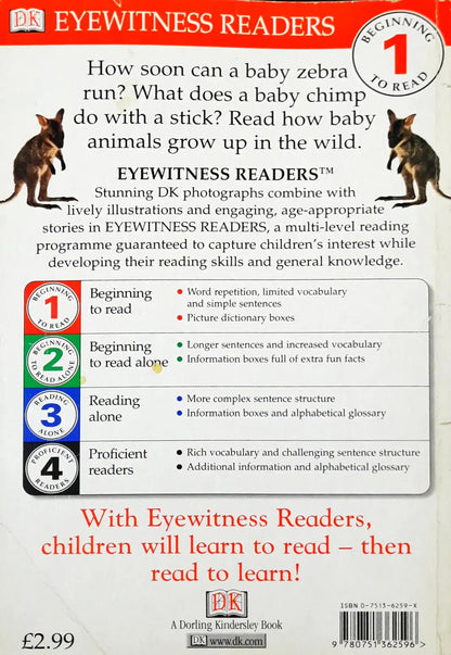 Wild Baby Animals : DK Readers Level 1 (P)