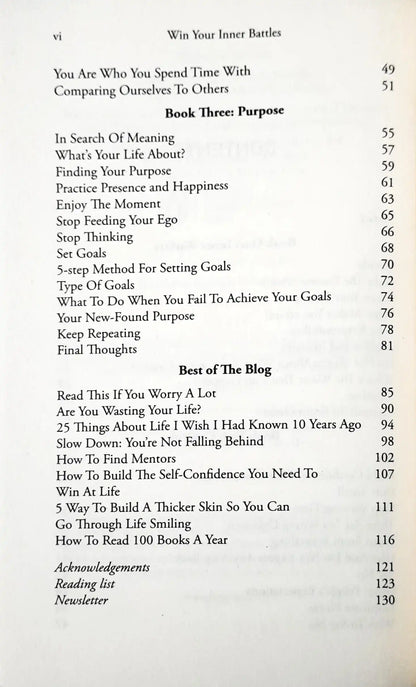 Win Your Inner Battles