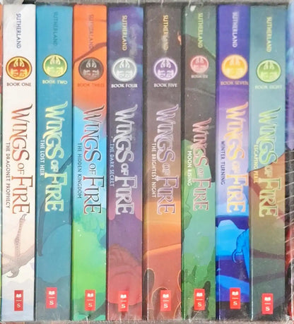 Wings of Fire Box Set #1 : Books 1 to 8 | Set of 8 Books