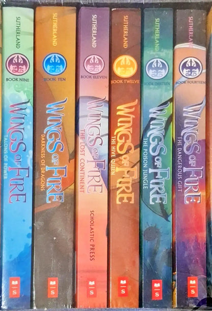 Wings of Fire Box Set #2 : Books 9 to 14 | Set of 6 Books