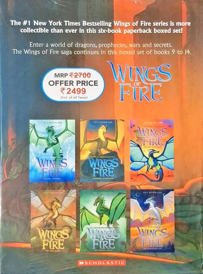 Wings of Fire Box Set #2 : Books 9 to 14 | Set of 6 Books