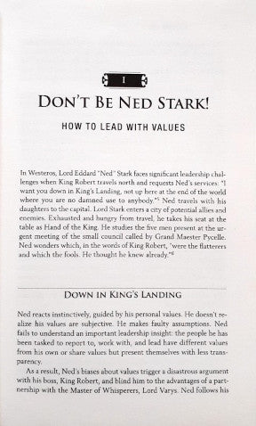 Win Or Die Lessons for Life from Game of Thrones