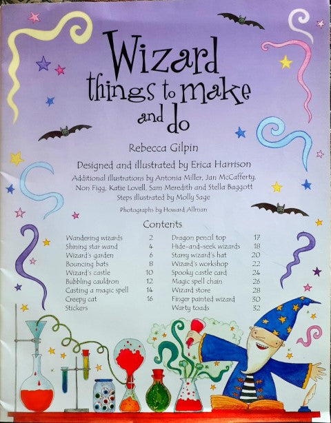 Usborne Activities Wizard Things To Make And Do