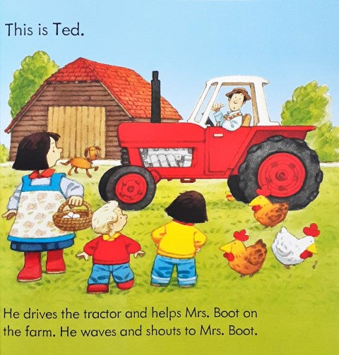 Usborne Farmyard Tales 20 Poppy and Sam Woolly Stops The Train